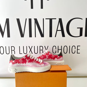 Sneaker Time Out Monogram red/pink Louis Vuitton