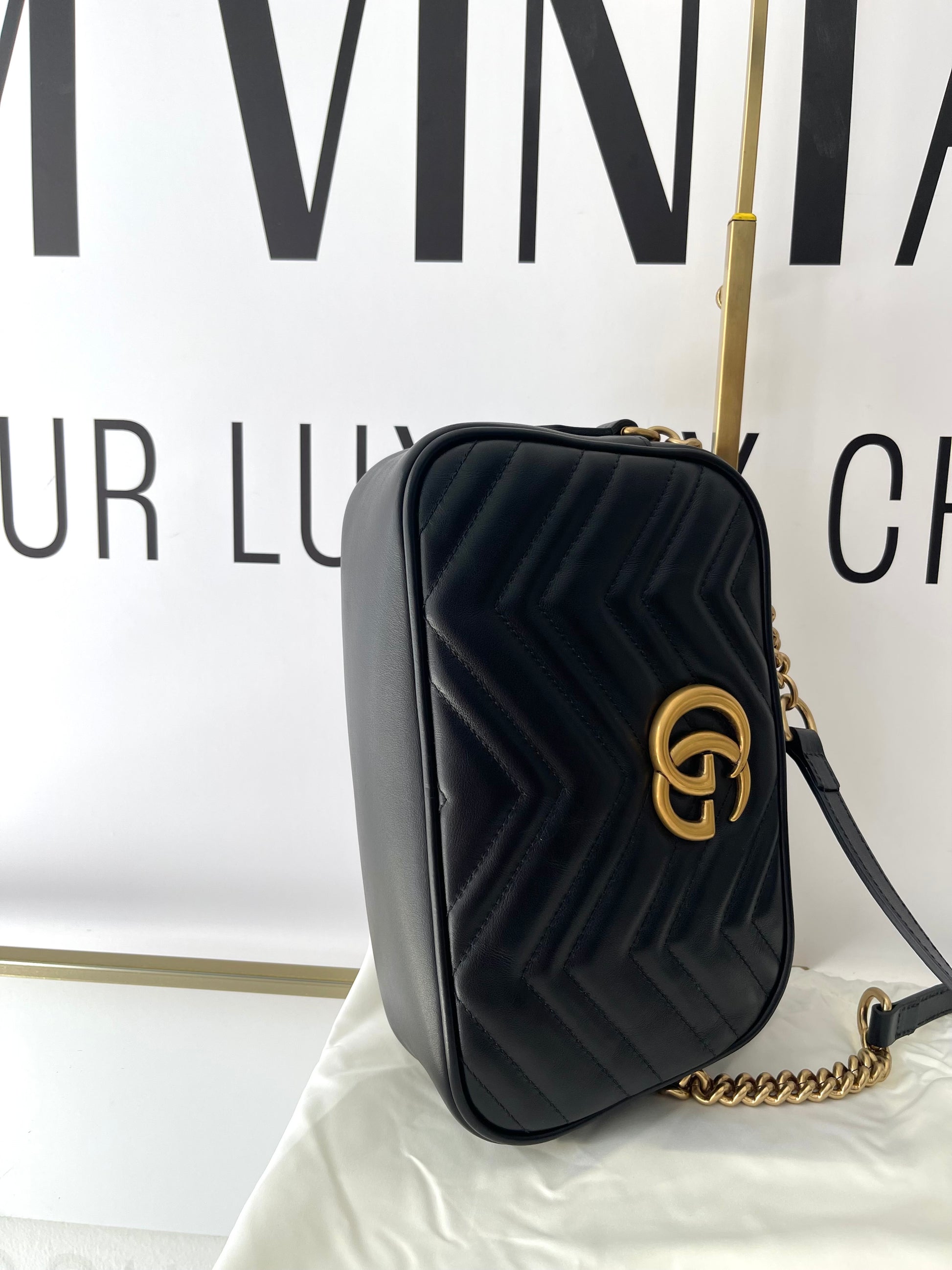 Borsa Camera Bag GG Marmont Matelassé Gucci
