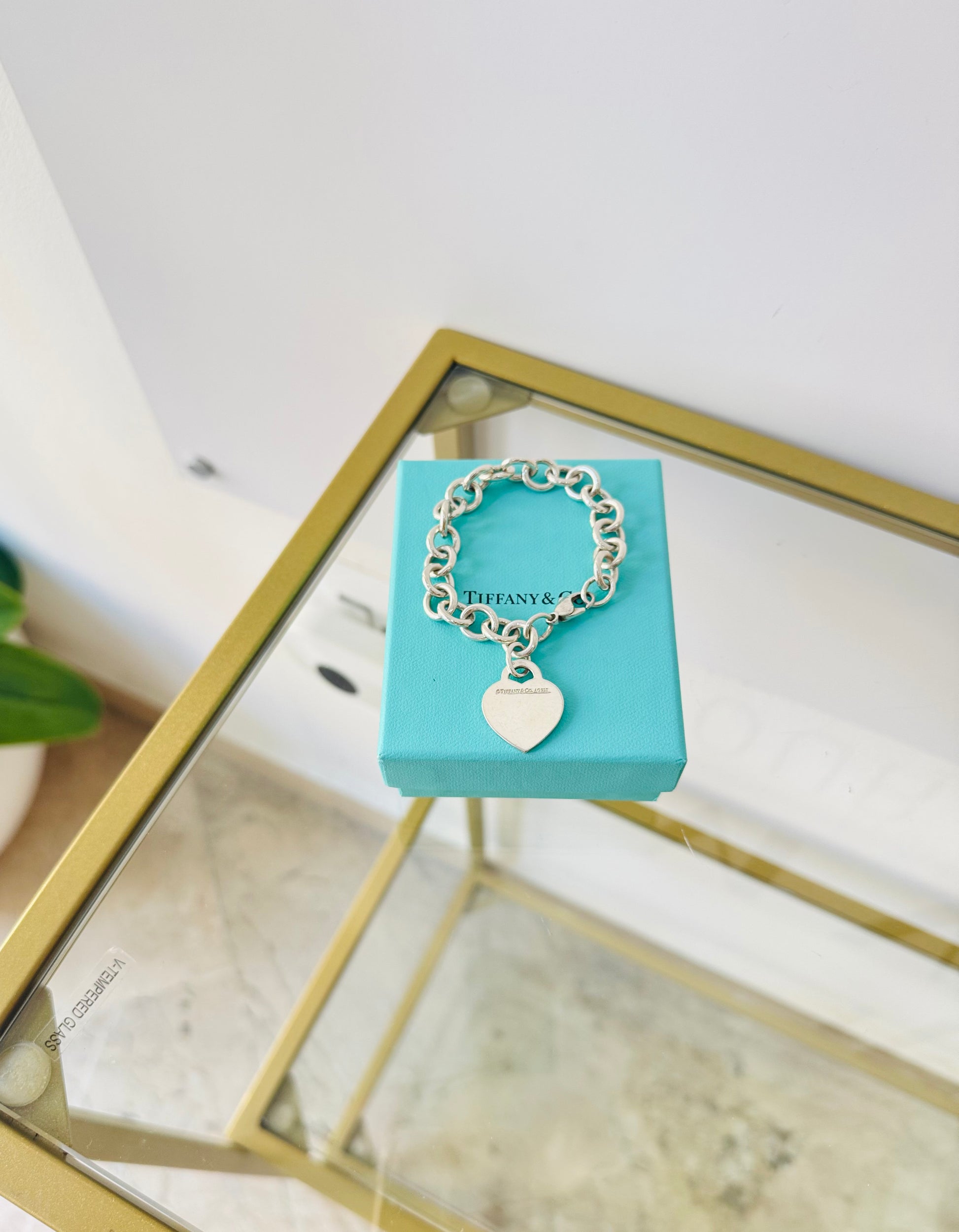 Bracciale a maglie cuore M Tiffany