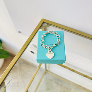 Bracciale a maglie cuore M Tiffany