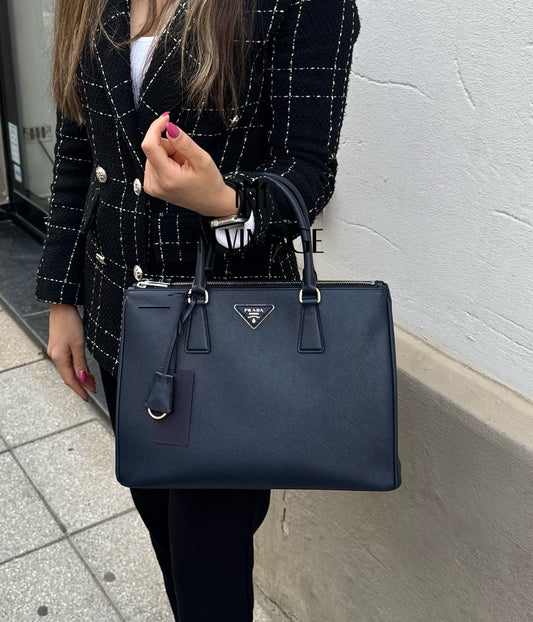 Borsa Galleria Large in Saffiano Prada