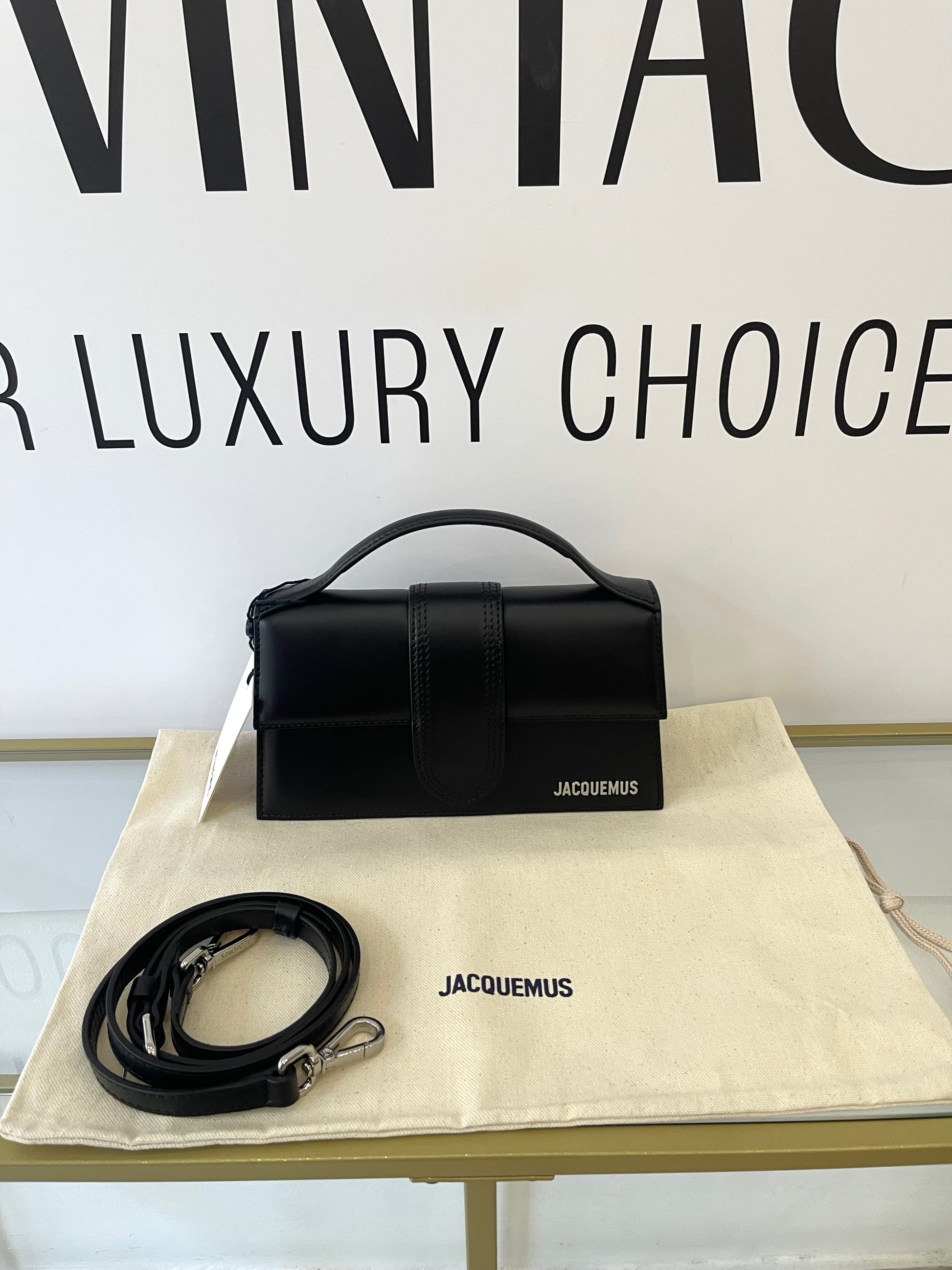 Borsa Le Grand Bambino black hw argento Jacquemus