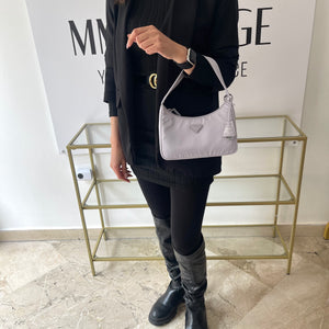 Borsa Re-Edition 2000 in Re-Nylon glicine Prada