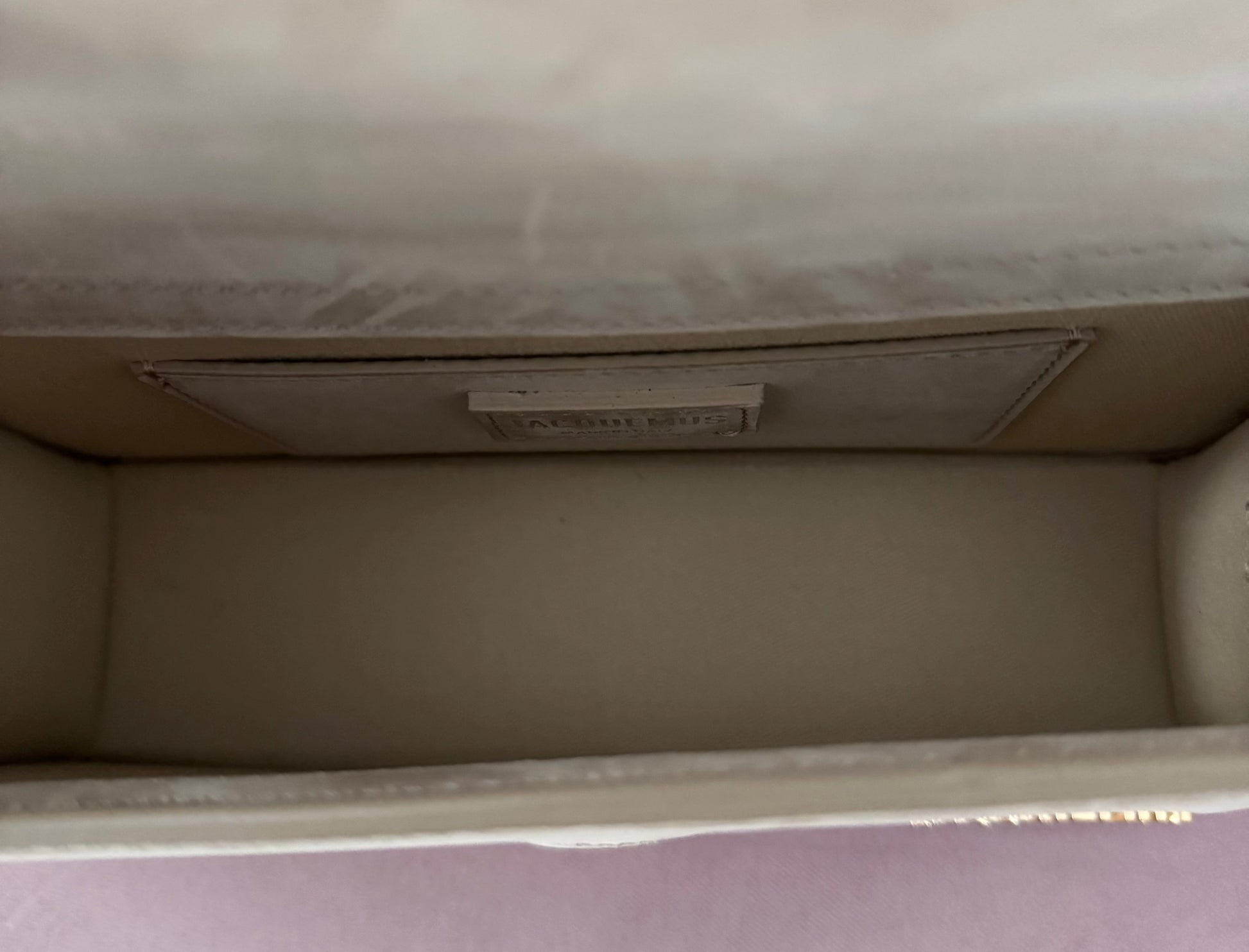 Borsa Le Grand Bambino in Nabuk Jacquemus