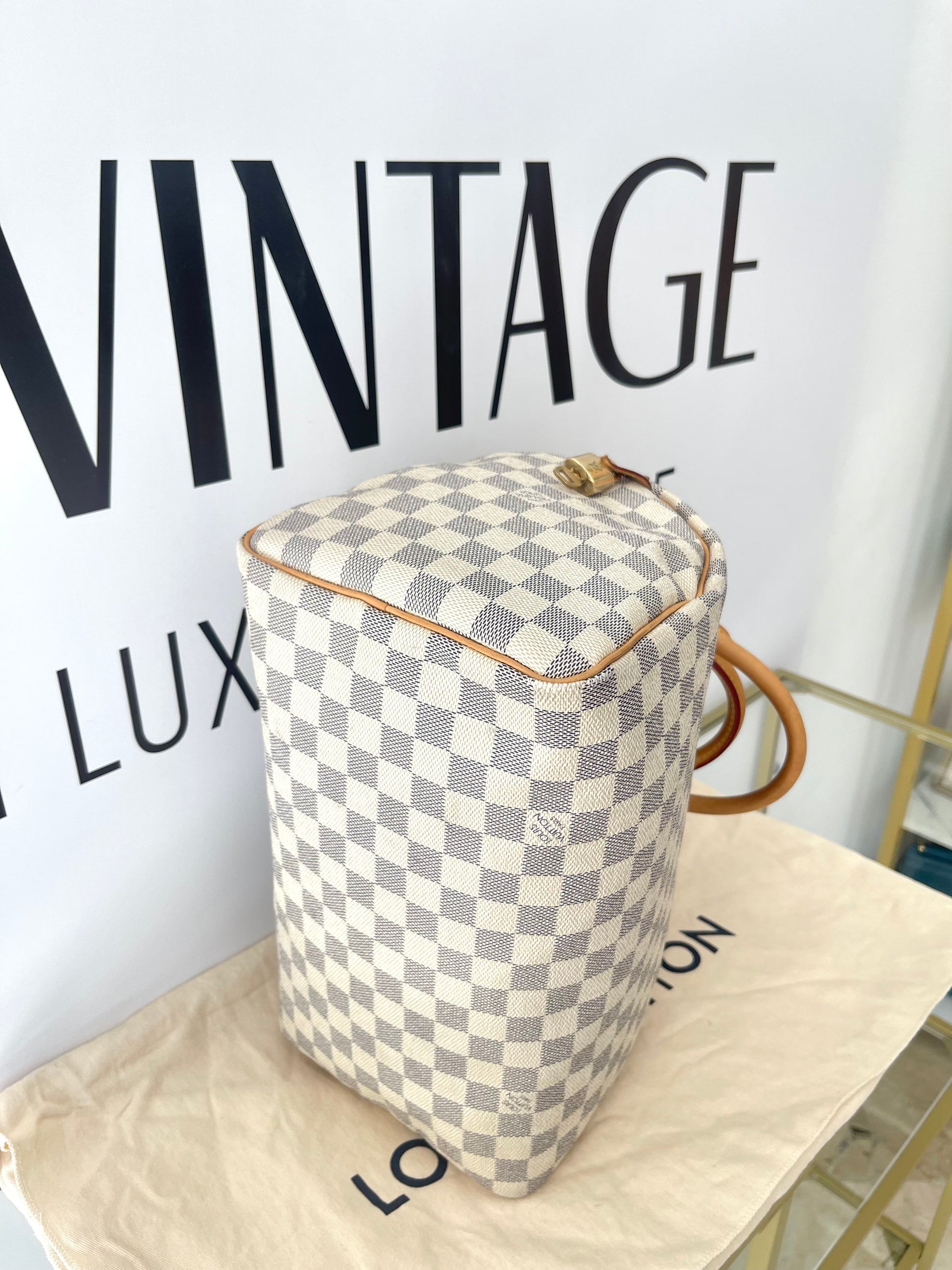 Borsa Speedy 30 Damier Azur Louis Vuitton