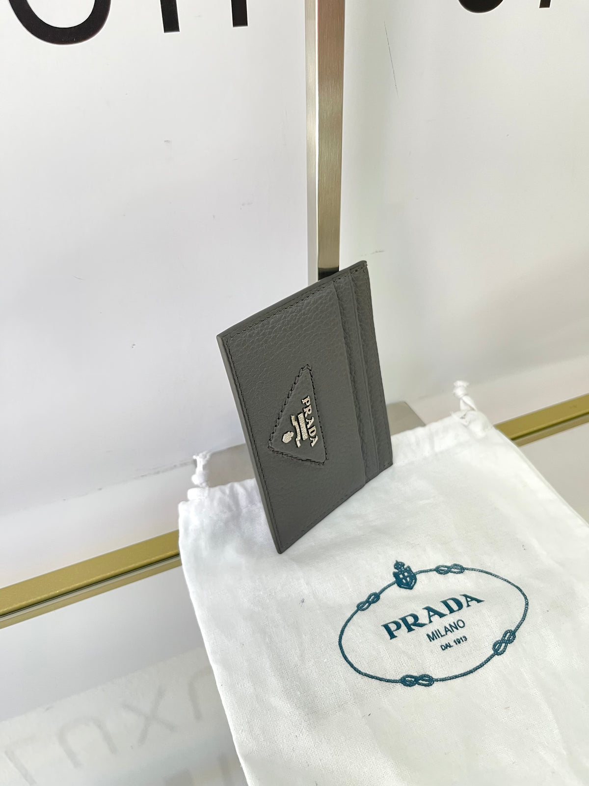 Portacarte in pelle Prada