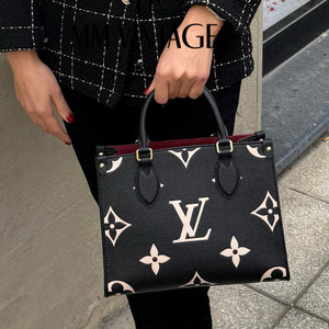 Borsa OnTheGo PM Monogram Empreinte Bicolor Louis Vuitton