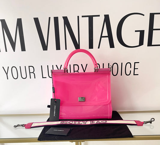 Borsa Sicily Pink Dolce & Gabbana
