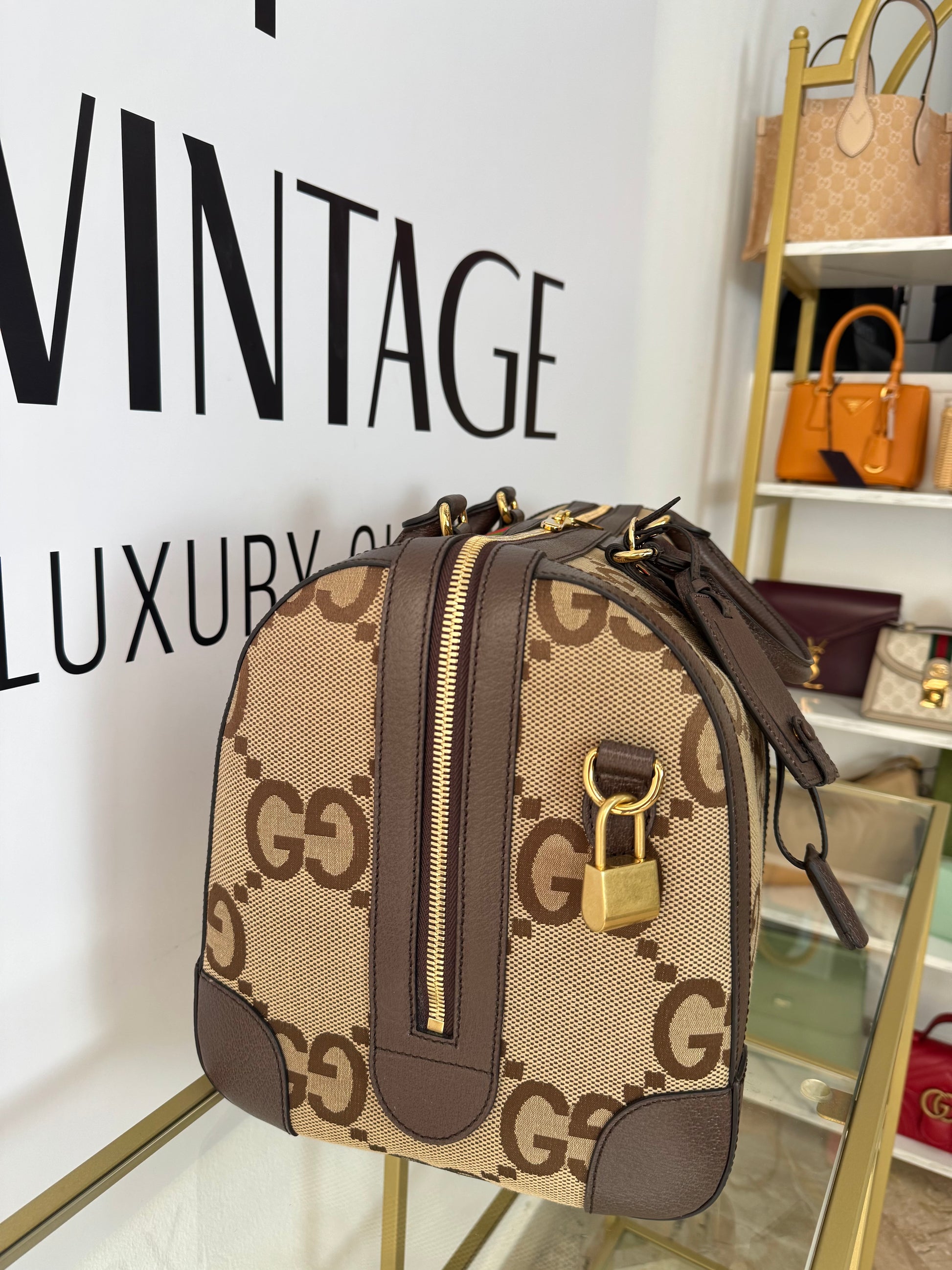 Borsone Savoy GG Jumbo Gucci