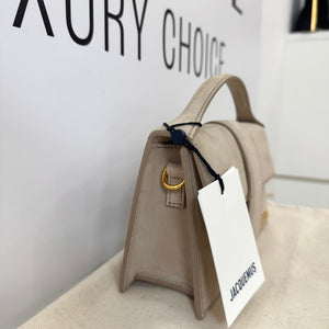 Borsa Le Grand Bambino in Nabuk Jacquemus