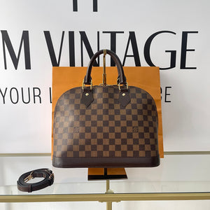 Borsa Alma PM Damier Ébène Louis Vuitton