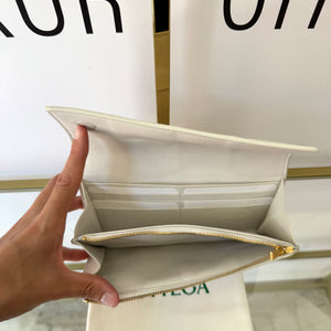 Portafoglio Cassette bianco Bottega Veneta