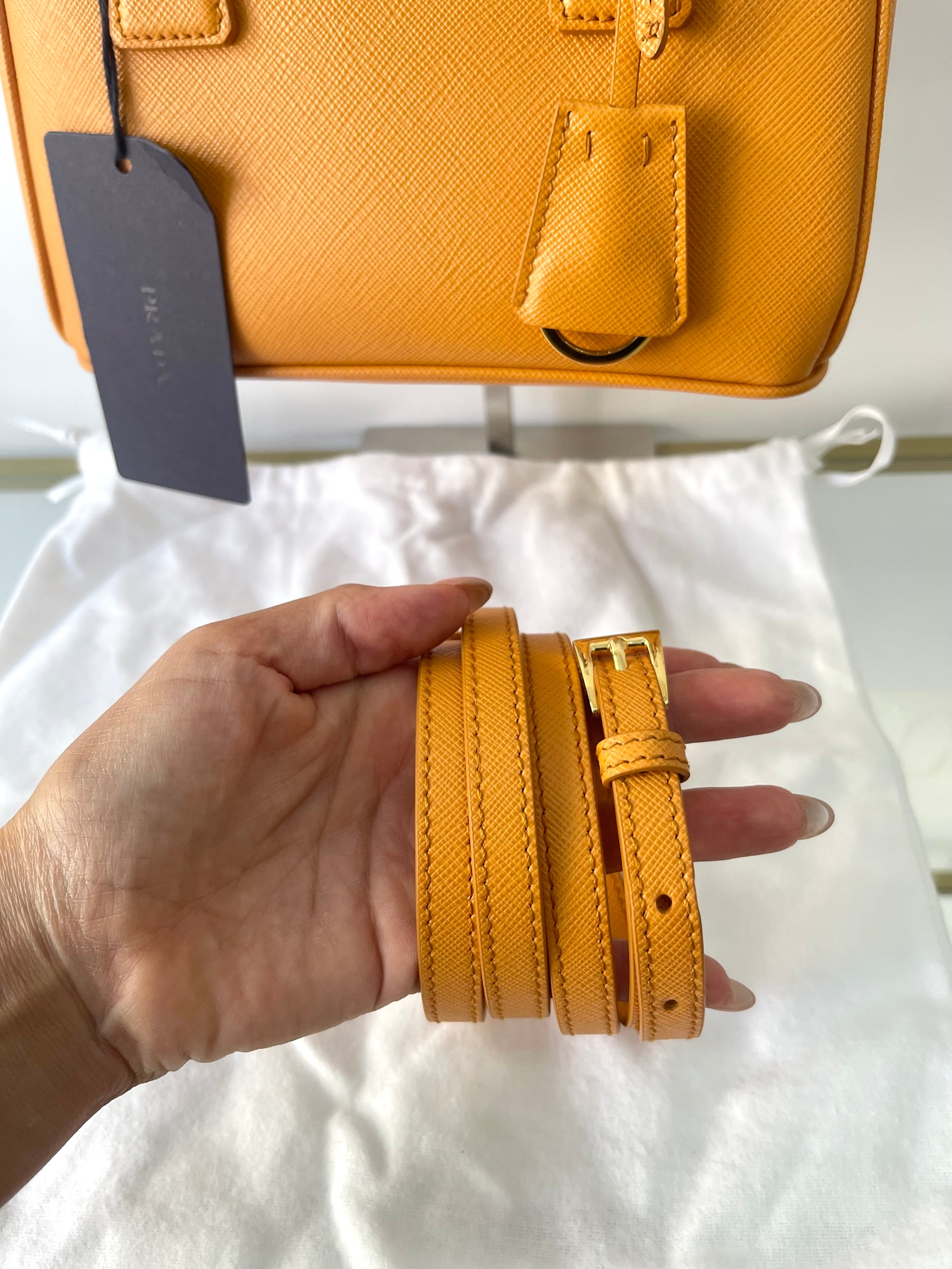 Borsa Galleria Mini in Saffiano Prada