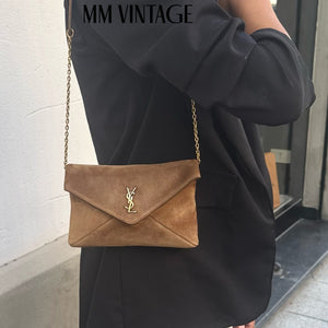 Pochette Cassandre in Suede Saint Laurent