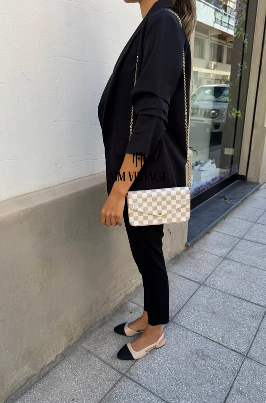 Pochette Félicie Damier Azur Louis Vuitton