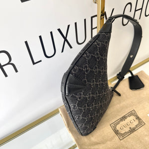 Borsa Horsebit Slim in Denim Gucci