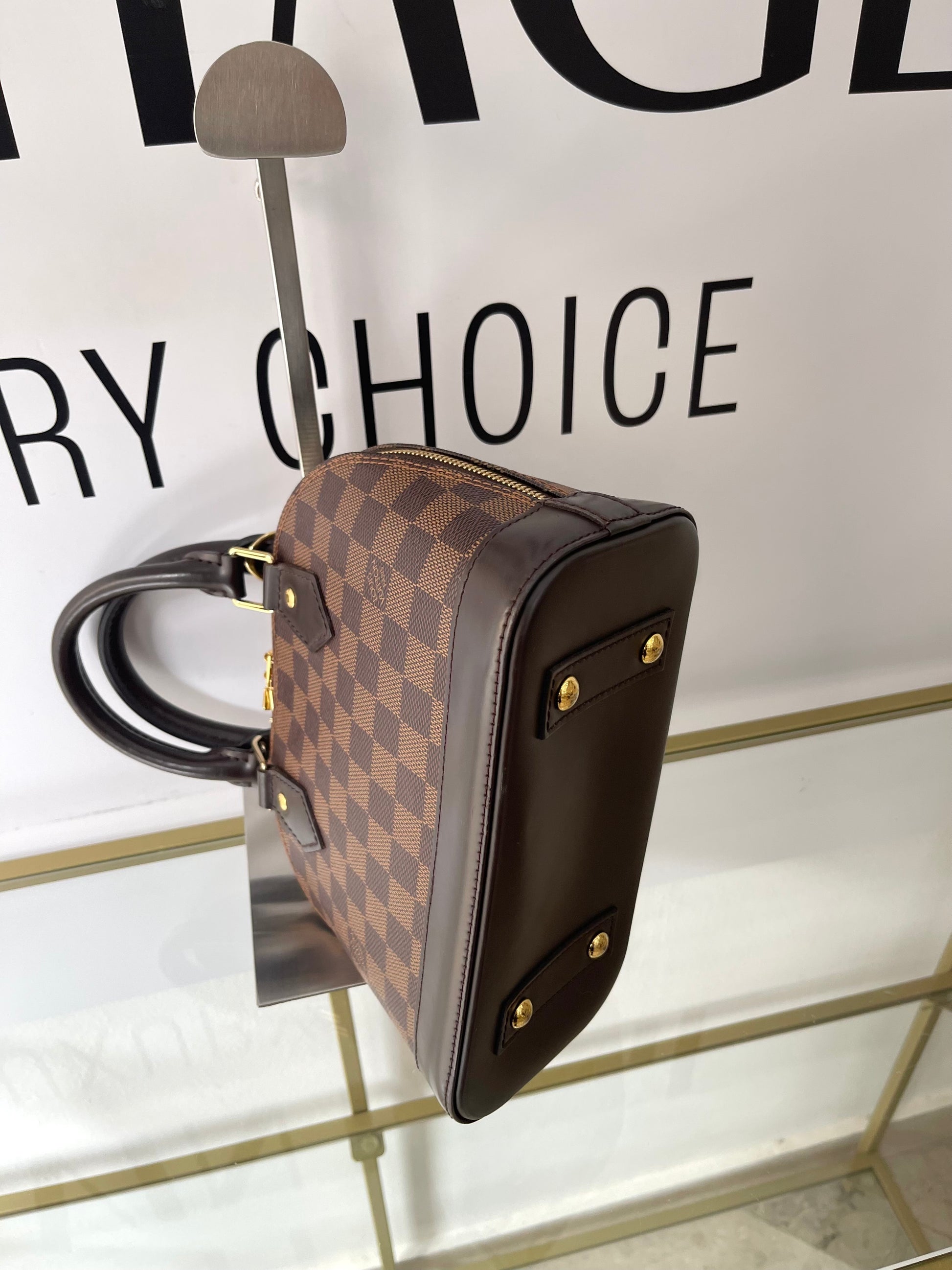 Borsa Alma BB Damier Ébène Louis Vuitton