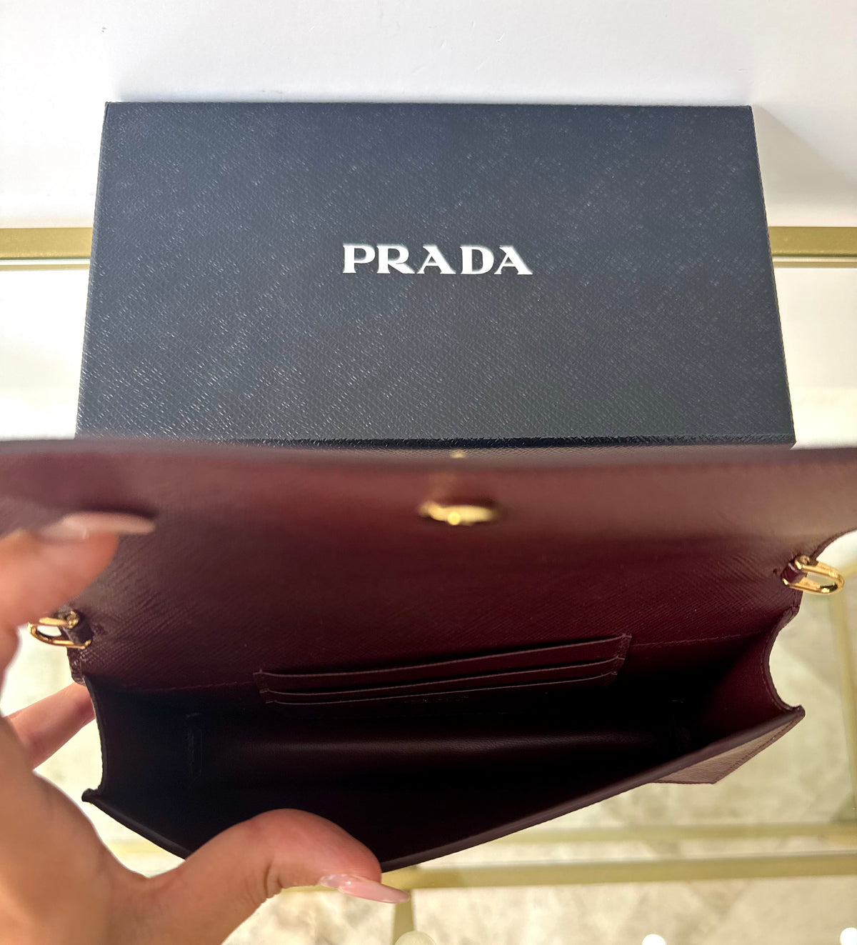 Borsa Mini In Saffiano Prada