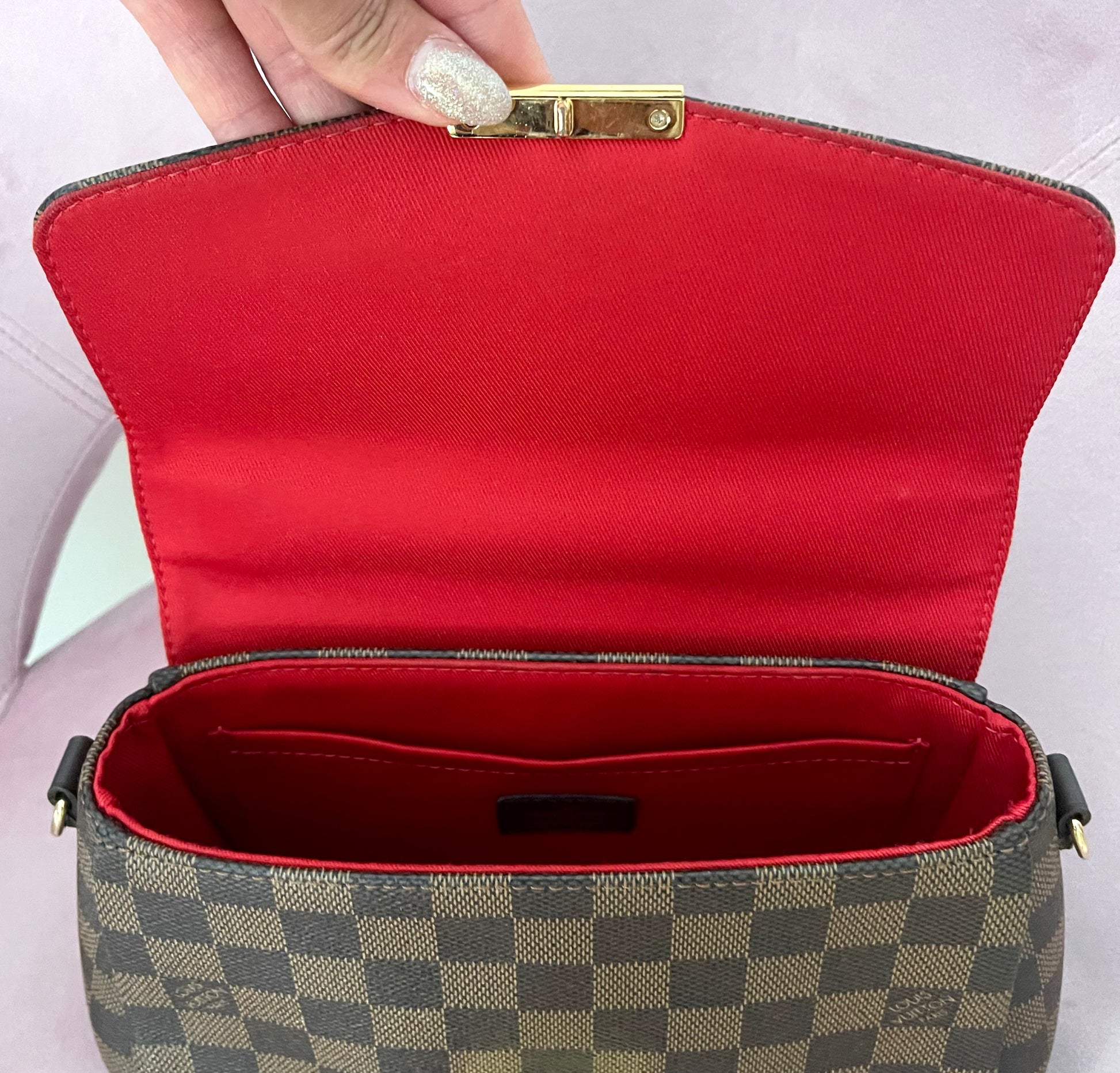 Borsa Croisette Damier Ebène Louis Vuitton