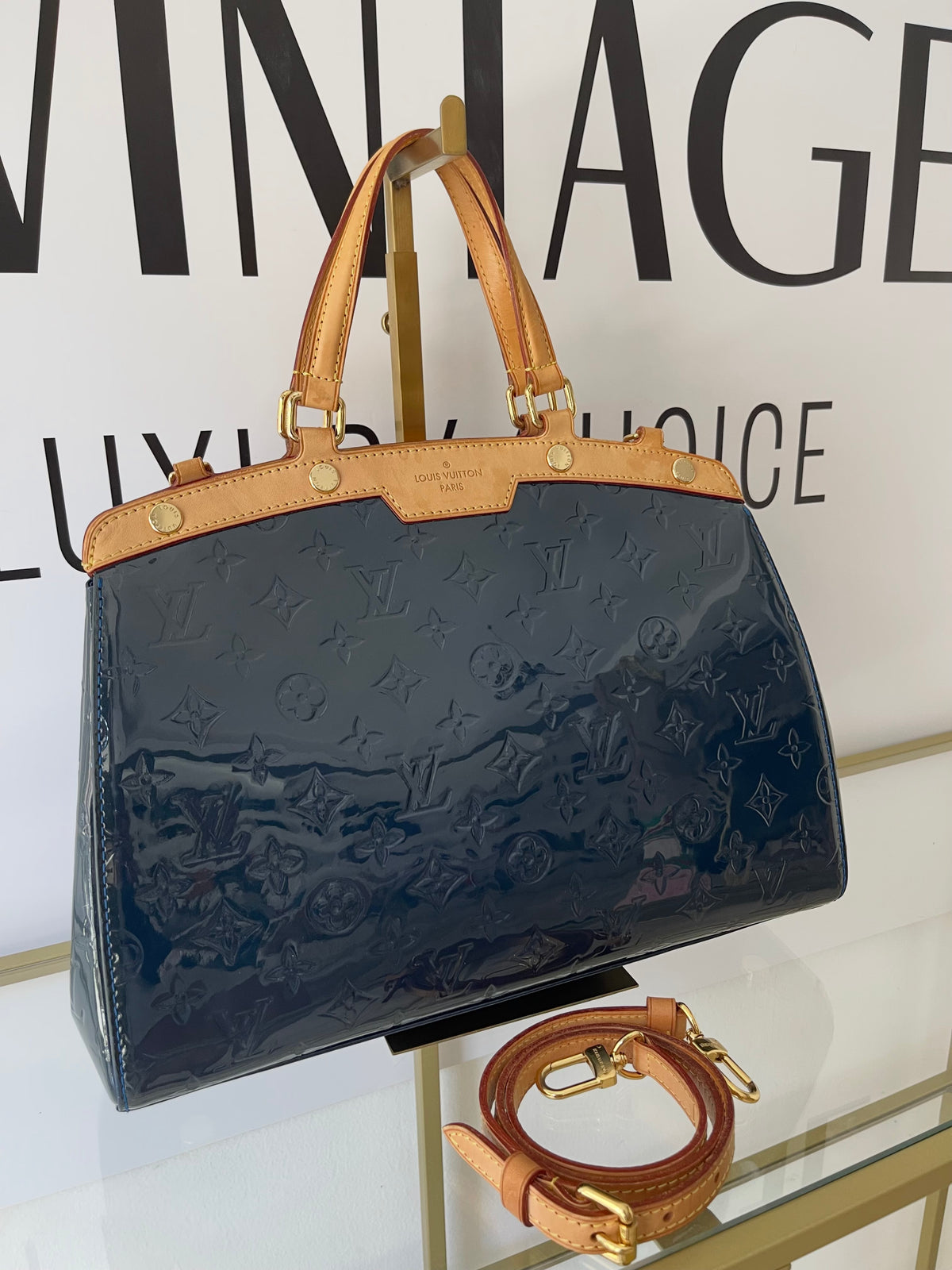 Borsa Bréa MM Monogram Vernis Louis Vuitton