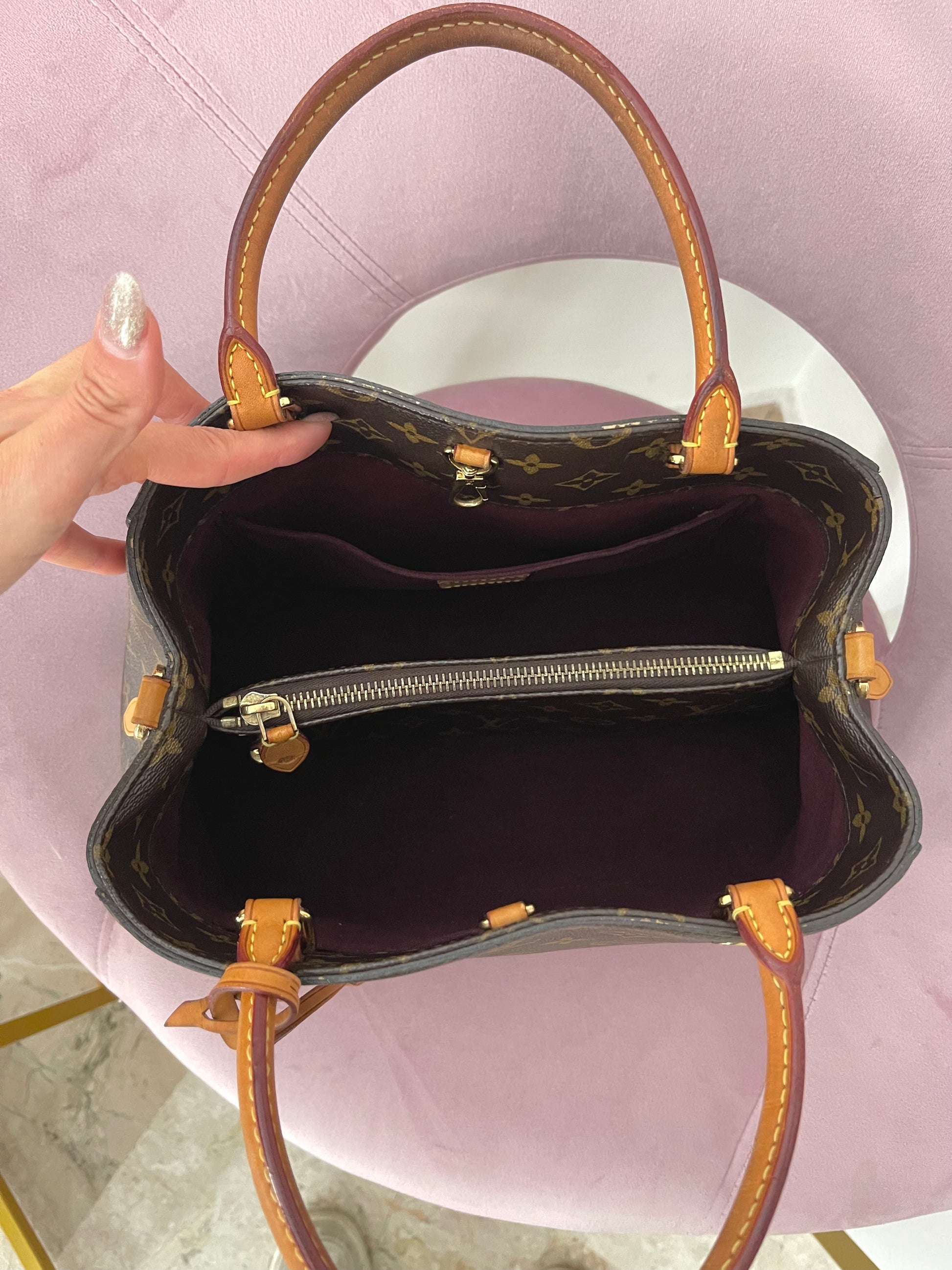 Borsa Montaigne MM Monogram Louis Vuitton
