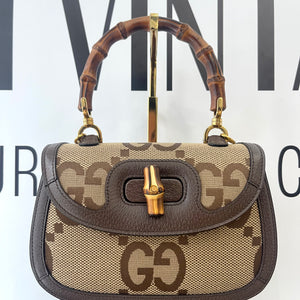 Borsa Bamboo 1947 Jumbo GG Gucci