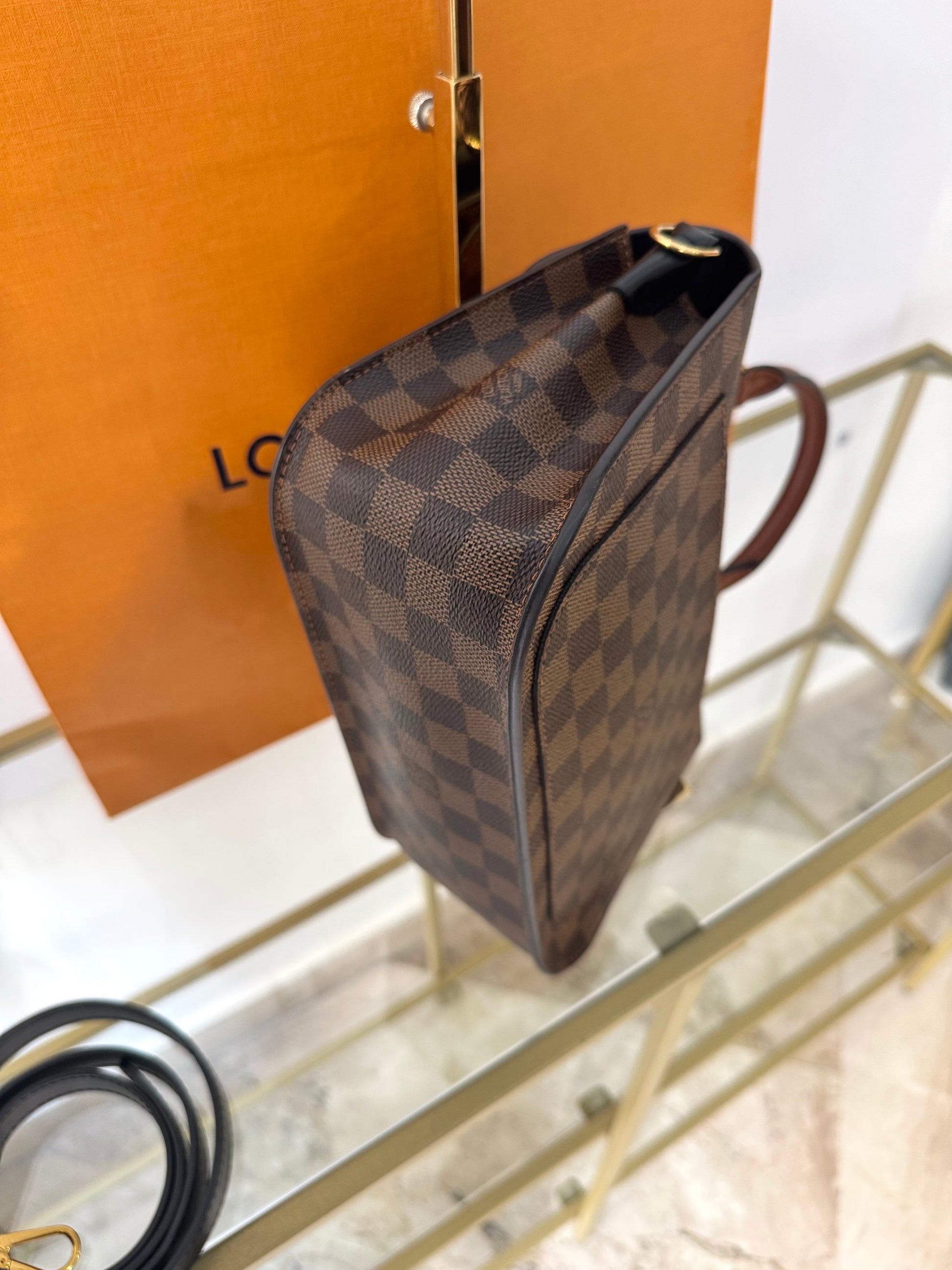 Borsa Beaumarchais Damier Ebène Louis Vuitton