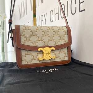 Borsa Teen Triomphe in tela Triomphe Celine