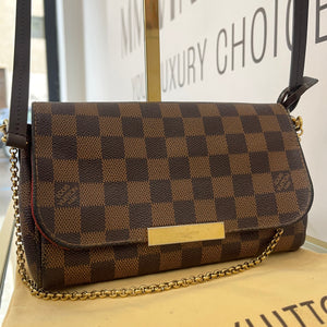 Borsa Favorite PM Damier Ébène Louis Vuitton