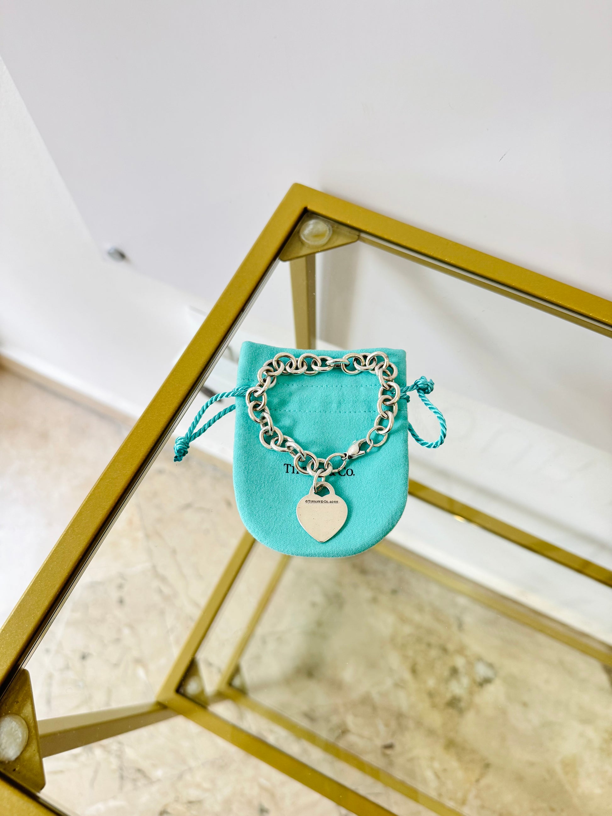 Bracciale a Maglie Cuore M Tiffany