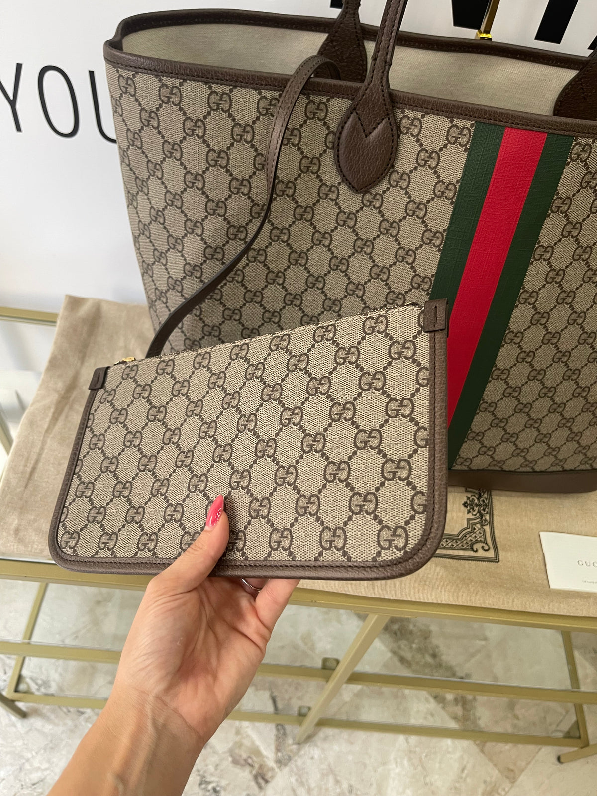 Borsa Shopping Ophidia GG Supreme Gucci