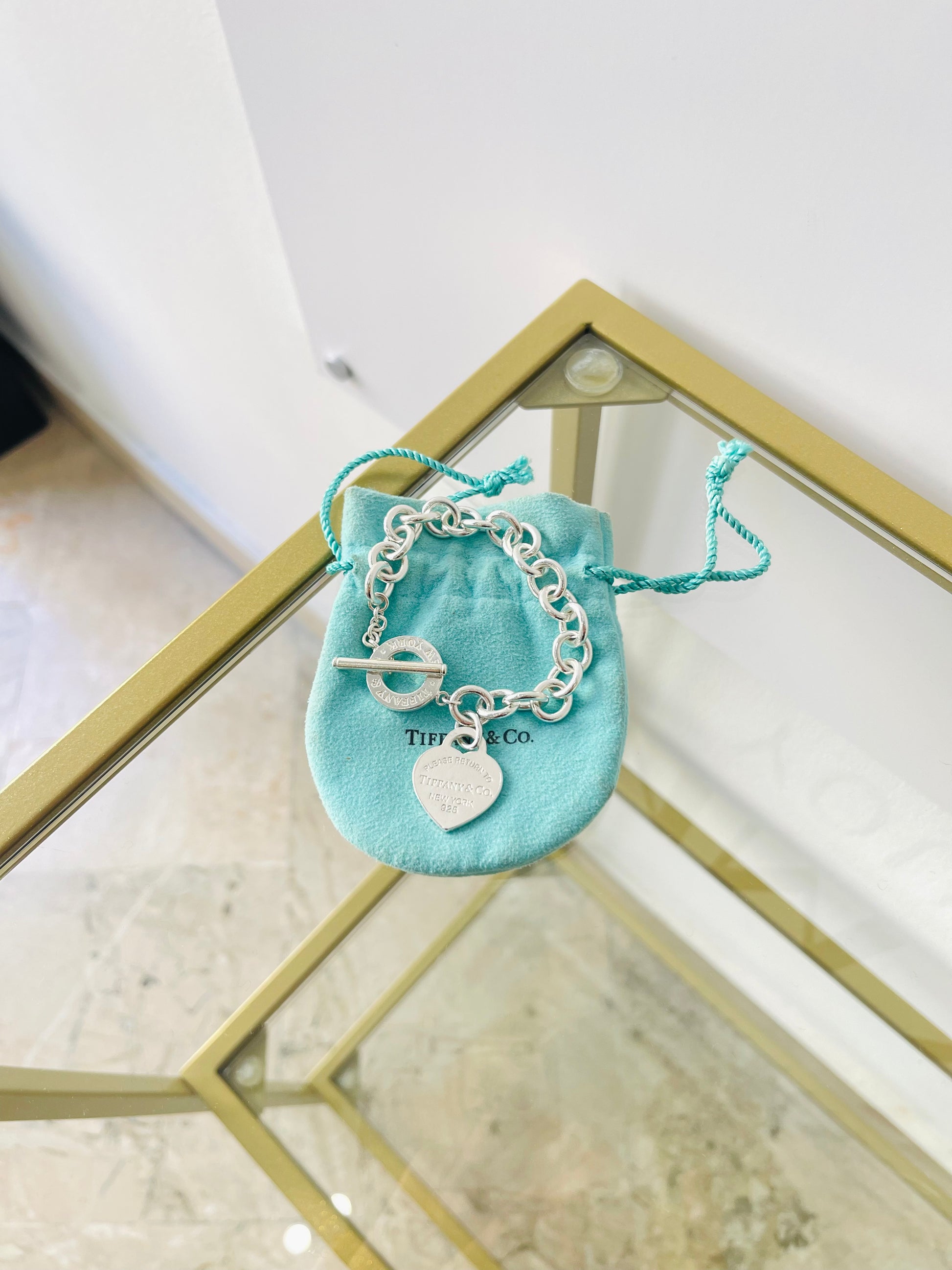 Bracciale a maglie cuore M Toggle Tiffany