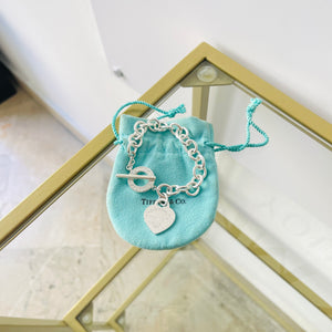 Bracciale a maglie cuore M Toggle Tiffany