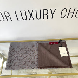 Stola GG in Lana e Seta reversibile Gucci