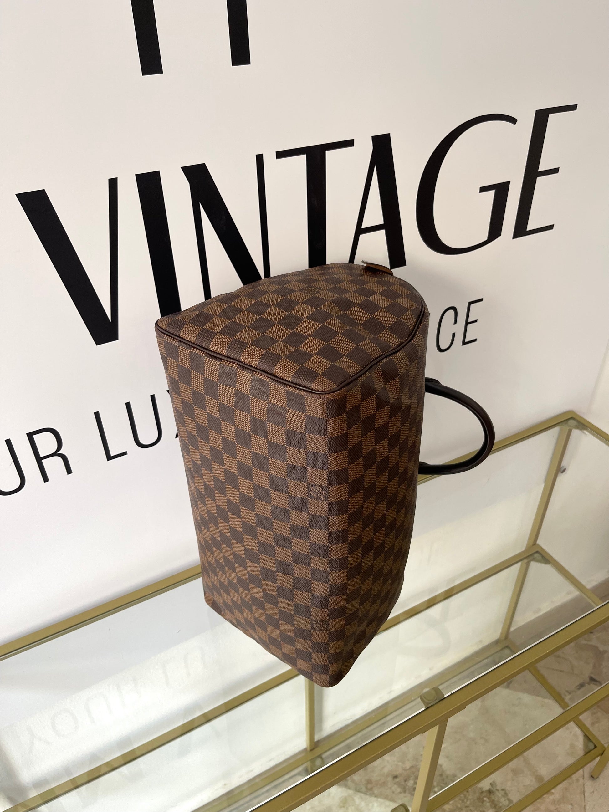 Borsa Speedy 35 Damier Ebène Louis Vuitton