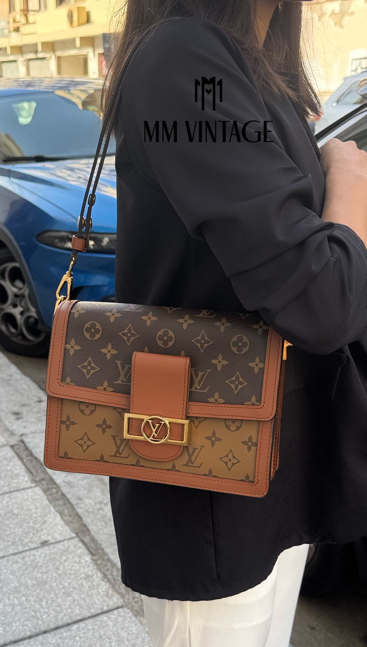 Borsa Dauphine MM Monogram/Monogram Reverse Louis Vuitton