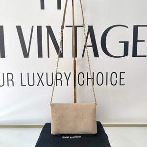 Pochette Cassandre in Suede Saint Laurent