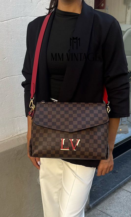 Borsa Beaubourg MM Damier Ebène Louis Vuitton