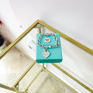 Bracciale a maglie cuore M con ciondolo Beverly Hills Tiffany