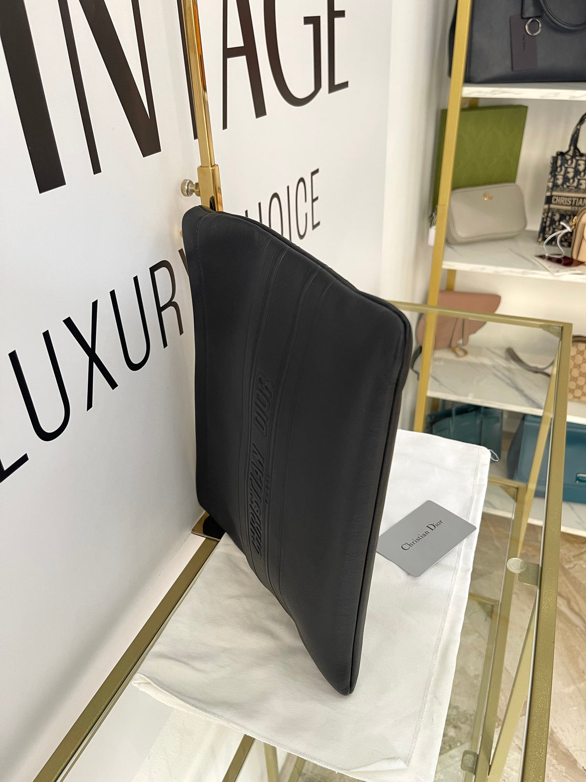 Pochette Stripe Pouch Christian Dior