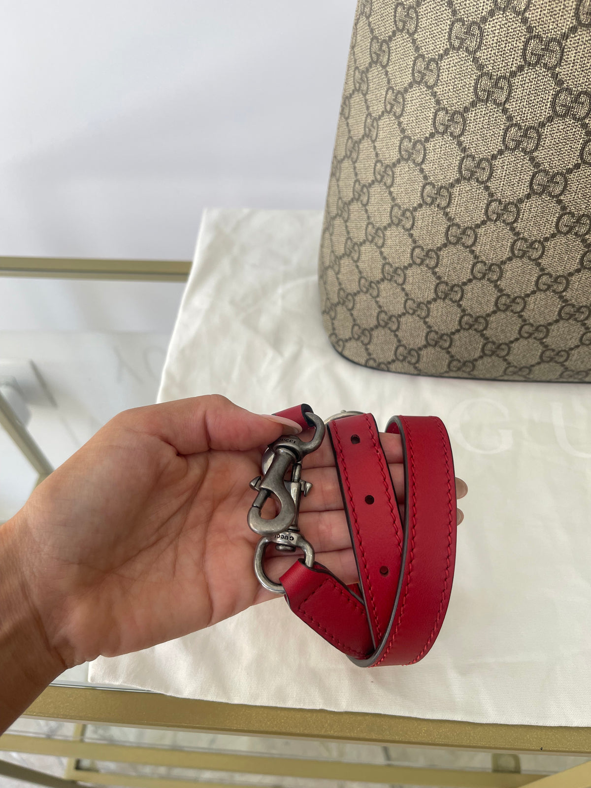 Borsa Hobo Linea A GG Supreme Gucci