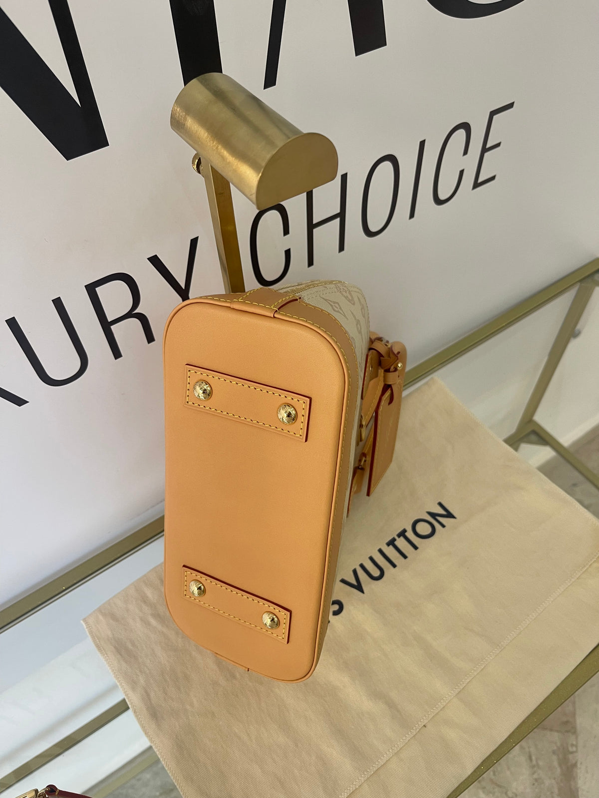 Borsa Alma BB Monogram Origine Lin Limited Edition Louis Vuitton
