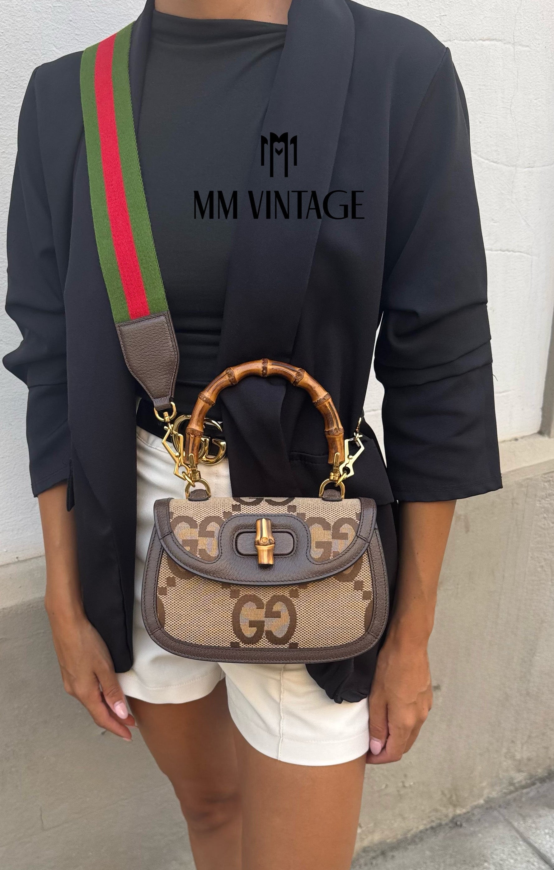 Borsa Bamboo 1947 Jumbo GG Gucci