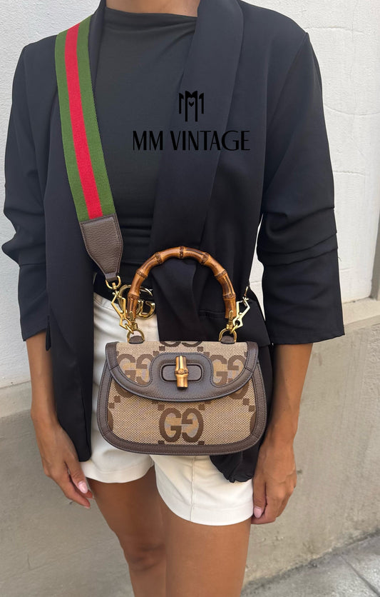 Borsa Bamboo 1947 Jumbo GG Gucci