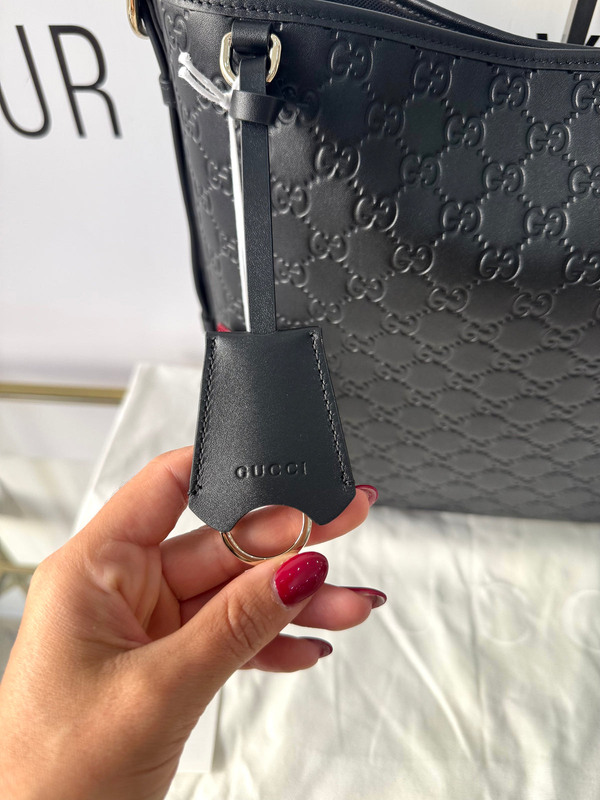 Borsa GG Emblem Gucci