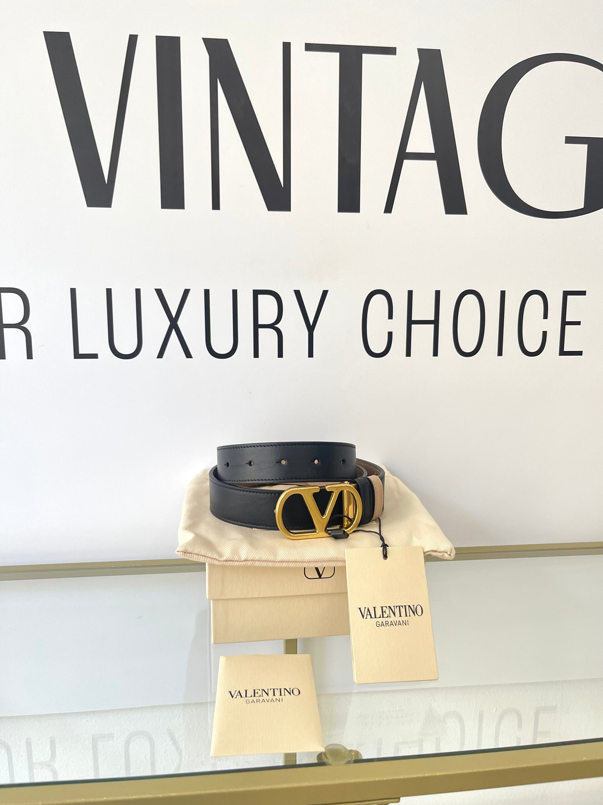 Cintura reversibile VLogo Signature Valentino Garavani