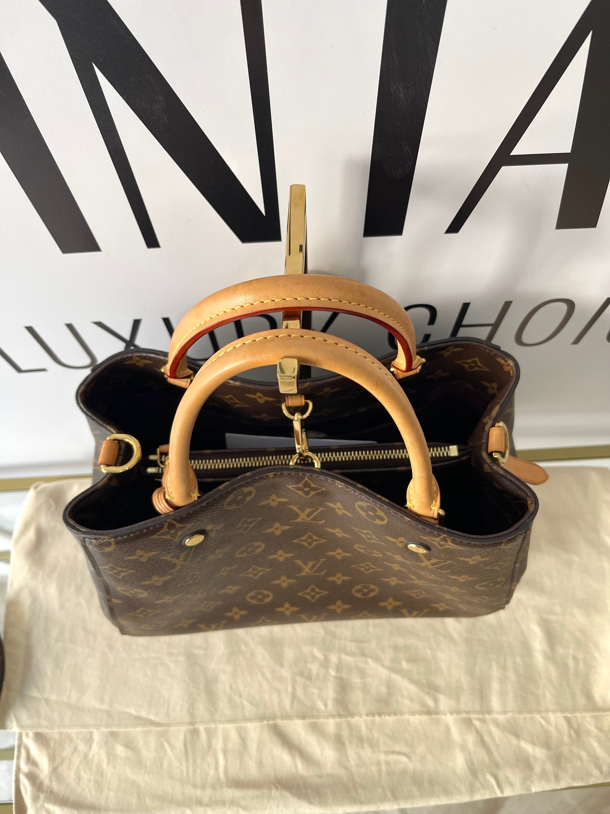 Borsa Montaigne MM Monogram Louis Vuitton
