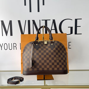 Borsa Alma PM Damier Ébène Louis Vuitton