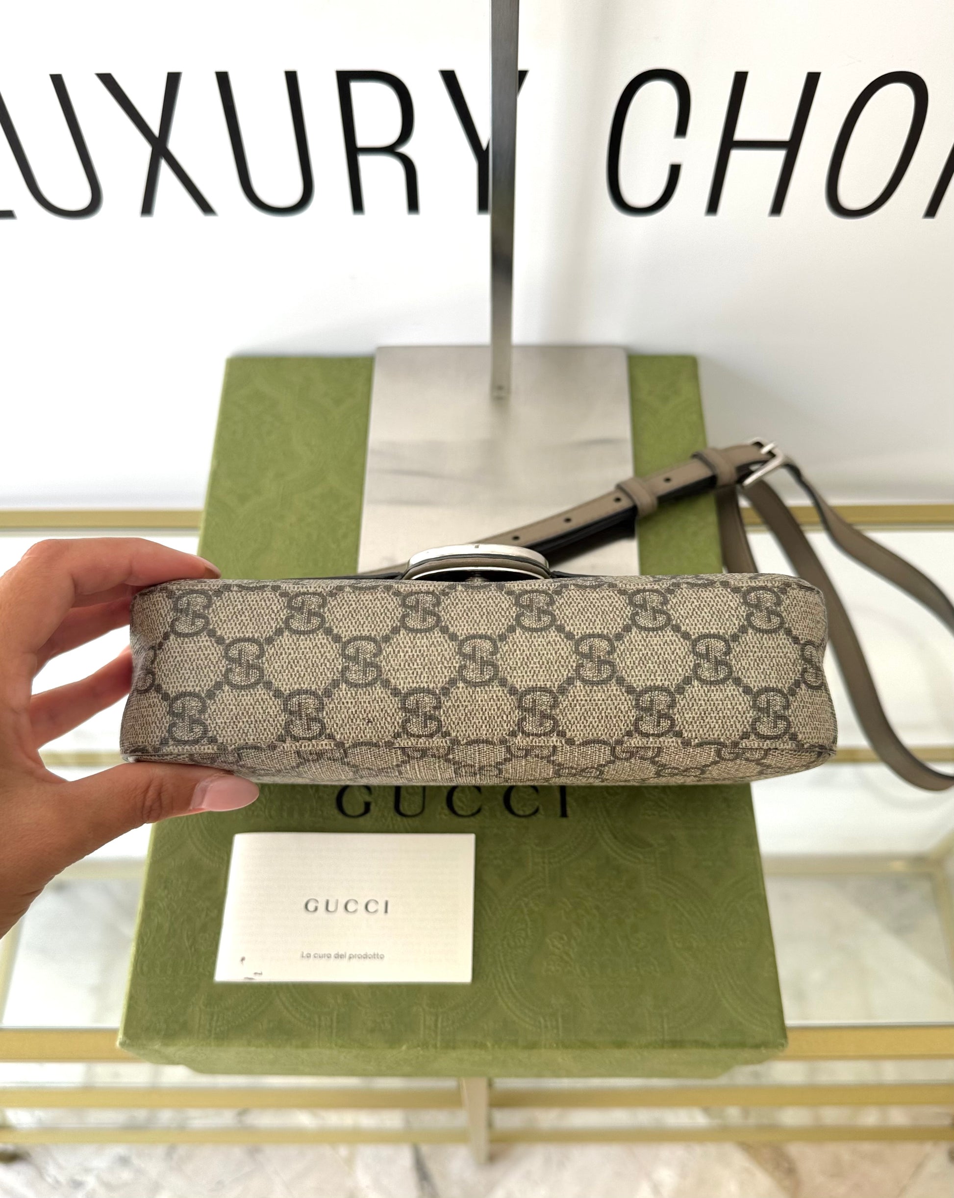 Borsa Petite GG Supreme Gucci