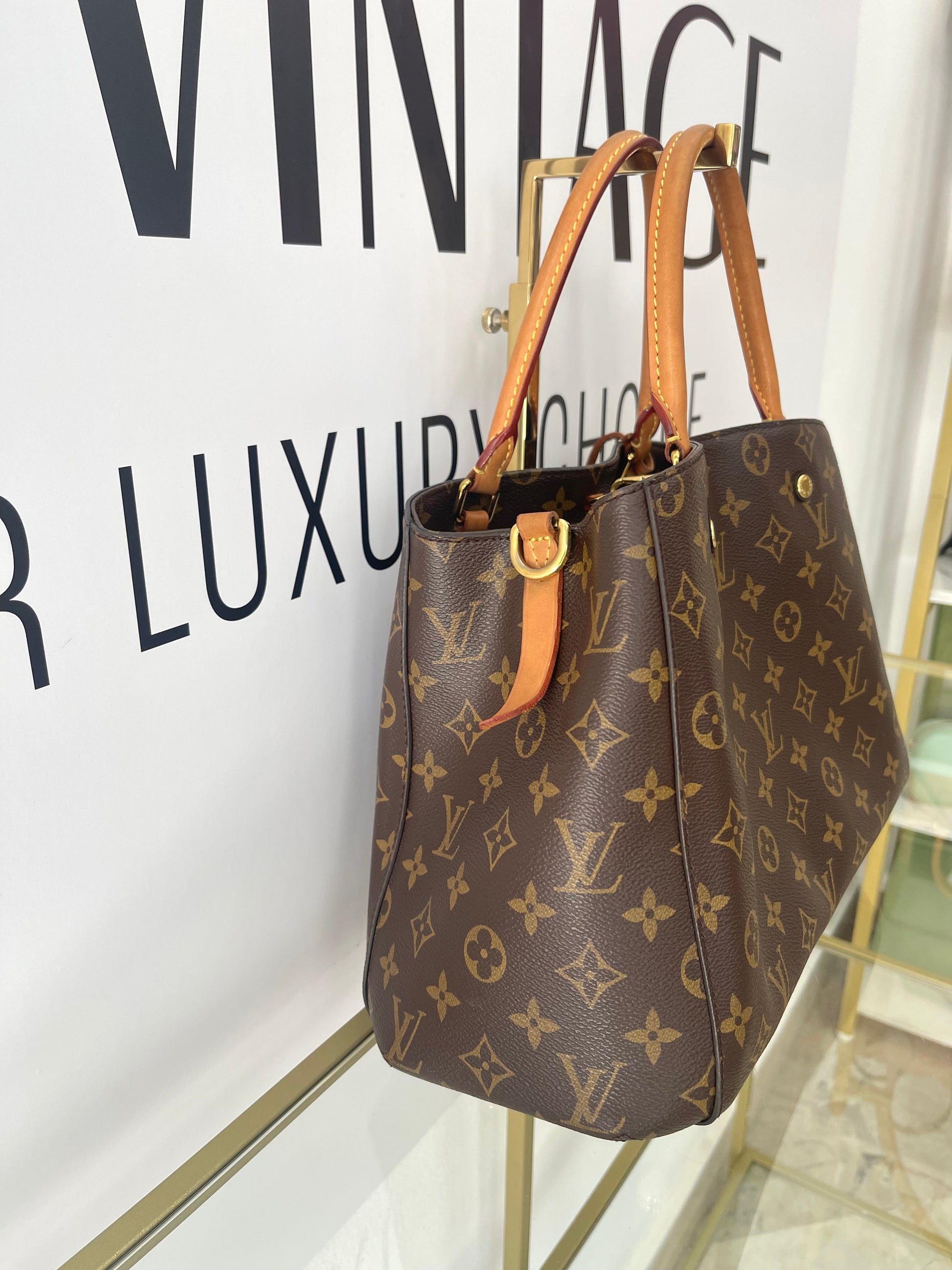 Borsa Montaigne MM Monogram Louis Vuitton